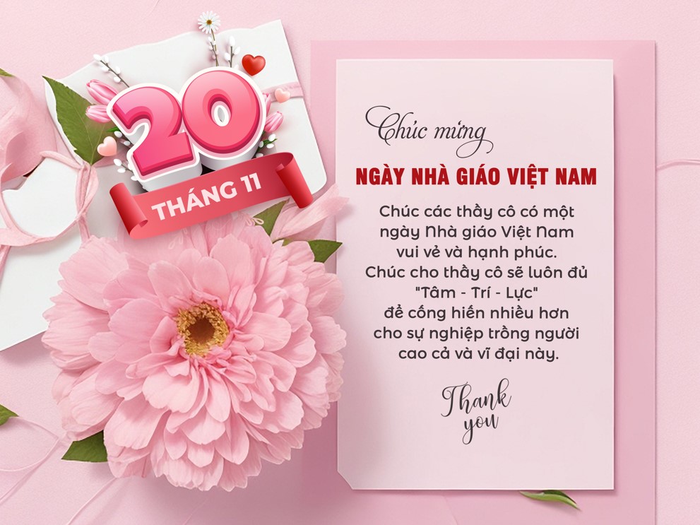 Mừng ngày nhà giáo Việt Nam 20/11 - Happy teacher's day